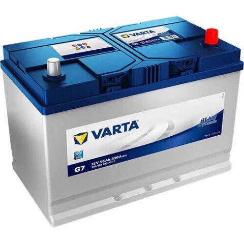 Varta G7 Car Battery 12V Blue Dynamic Sealed Calcium 4 Yr Warranty Type 335